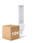 Multipack 10x Ledvance Dulux-D LED 6W - 840 Cool White | 2-Pin - Replaces 13W
