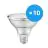 Multipack 10x Ledvance LED Spot E27 PAR30 10W 633lm 36D - 927 Extra Warm White | Best Colour Rendering - Dimmable - Replaces 75W